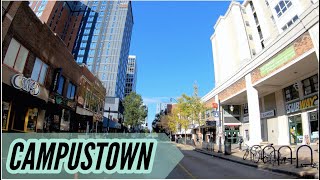 UIUC Campustown Walk  Champaign IL 4k60 [upl. by Law]