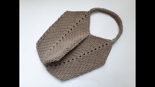 Torba TULIPAN Szydełkowa torba Jak zrobić  Bag Crochet bag How to make [upl. by Barnaba]