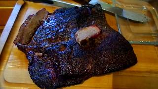 Texas Style Brisket On the Vision Grill Episode  3 [upl. by Lemuelah]