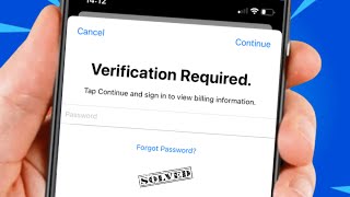 How to Fix Verification Required on App Store [upl. by Mandle]