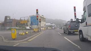 Dover Ferry Port  Arrival at Dover from the M20 and onto Ferry [upl. by Seltzer]