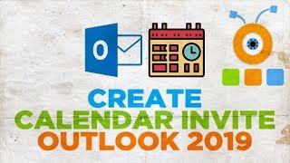 How to Create an Outlook 2019 Calendar Invite  How to Schedule a Meeting in Outlook 2019 [upl. by Mary89]