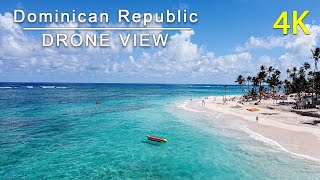 Dominican Republic Drone Video Punta Cana Saona island Bounty beach [upl. by Pittel155]