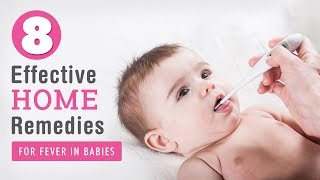 8 Best Home Remedies for Fever in Babies [upl. by Ycrep]