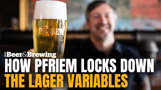 How pFriem Locks Down the Lager Variables with Workhorse Yeast and a Step Mash [upl. by Fry]