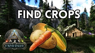 Where to find Crops Savoroot Rockarrot Longrass Citronal Fjordur Offical  Ark Survival Evolved [upl. by Newberry]