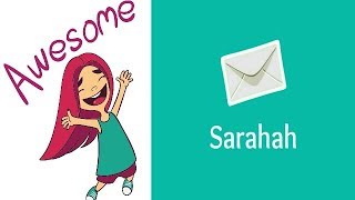 How to sent message to Someone in Sarahah account [upl. by Ardnnaed]