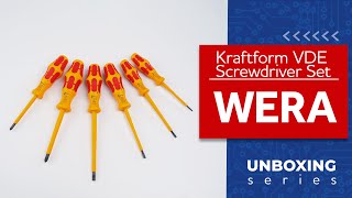 Insulated Screwdrivers for Electricians  Wera 05051576001 UNBOXING [upl. by Emia]