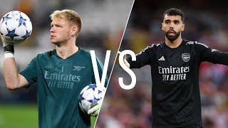 Aaron Ramsdale vs David Raya  Who should be Arsenals No1 Keeper [upl. by Aonehc]