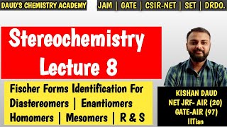 Stereochemistry Lec 8 [upl. by Ellerred868]