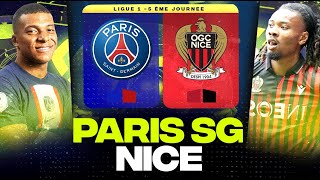 🔴 PSG  NICE  Avant la Champions League  Ouverture J 5   paris vs ogcn   LIGUE 1  LIVEDIRECT [upl. by Noj]