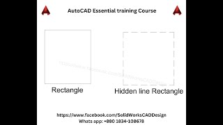 Tutorial 01 Hidden line [upl. by Bobby]