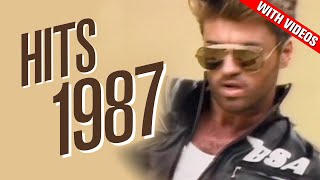 Hits 1987 1 hour of music ft The Cure TPau Heart George Michael U2 Whitesnake INXS  more [upl. by Ilamad]