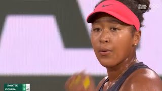 Naomi Osaka 🇯🇵 vs Iga Swiatek 🇵🇱 WTA French Open R2 [upl. by Oinafipe575]