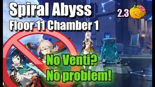 How to beat new Floor 11 chamber 1 of Spiral Abyss  Protect the Monolith  Genshin Impact 23 [upl. by Onitrof]