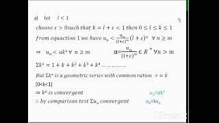 Dalemberts test or ratio test in telugu [upl. by Bennink]