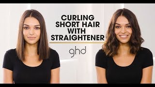 How to curl hair with straighteners  ghd techniques [upl. by Griff86]