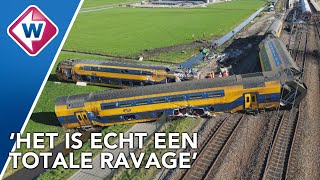 Van minuut tot minuut zo ging het treinongeluk in Voorschoten [upl. by Whiffen62]