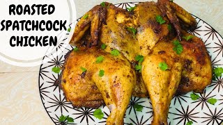 The JUICIEST Spatchcock Chicken Recipe  Perfectly Roasted BBQ Chicken [upl. by Teria]