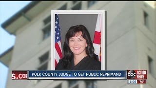 Polk County judge to get public reprimand for inappropriate relationship with her bailiff [upl. by Moon]