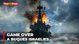 BUQUES ISRAELIES BAJO FUEGO EN EL MAR ROJO  TheMXFam [upl. by Melac533]