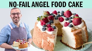 Easy Angel Food Cake Recipe The Scran Line [upl. by Naneek979]