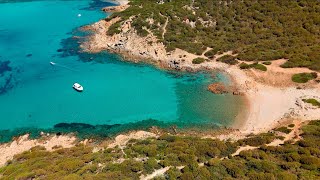 Cala Antoni Areddu Teulada  Sardegna aerialdrone 4k [upl. by Adama227]