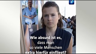 Drei Fragen an Luisa Neubauer tagesschau cop27 klimawandel [upl. by Buell817]