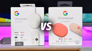 Chromecast Google TV HD vs Chromecast 4K ¡DIFERENCIAS [upl. by Micah672]