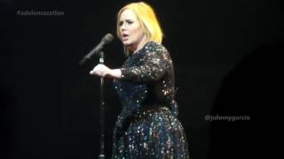 Adele quotONE AND ONLYquot Mexico City November 15th 2016 [upl. by Eimmij539]