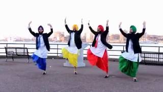 Sardaar Ji  Maritime Bhangra Group  Bhangra at DartmouthHalifax Water Front [upl. by Aihsilef]