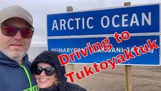 Driving to Tuktoyaktuk and the Arctic Ocean on the Dempster Highway We made it [upl. by Ioyal]