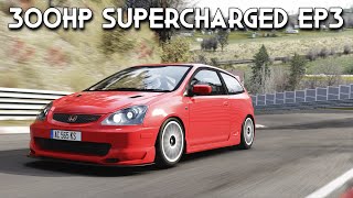 300HP Supercharged Honda Civic EP3 K20 Track Version Download Assetto Corsa [upl. by Anis]