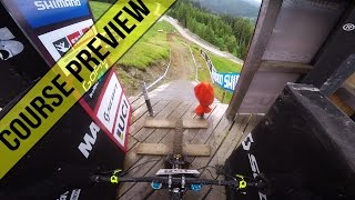 Downhill World Cup Leogang 2016 Course Preview  Fabio Wibmer [upl. by Siroled]