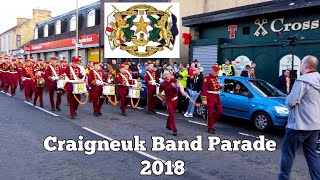 Craigneuk Band Parade  Wishaw 2018 [upl. by Enoch]