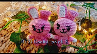 Crochet Amigurumi BT21 Cooky part 2 [upl. by Jamison]