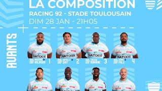 Racing 92 vs Stade Toulousain Top 14 Rd 14 2024  English Commentary [upl. by Leber359]