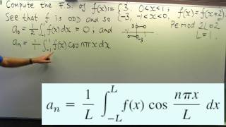 How to compute a Fourier series an example [upl. by Travis]