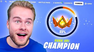 IK BEHAAL DE CHAMPION RANK 🏆  Fortnite Battle Royale Nederlands [upl. by Imuya]