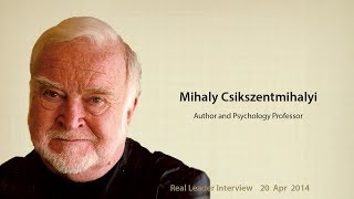 Mihaly Csikszentmihalyi on flow intrinsic motivation and happiness [upl. by Yerocaj563]