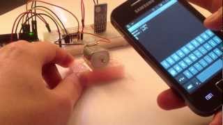 Arduino  Control DC Motor via Bluetooth [upl. by Ehtyaf]