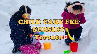 Vlog10 Child Care Fee Subsidy Application Toronto internationalstudent buhaycanada dubaitocanada [upl. by Rachaba]