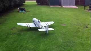 Hawker Sea Fury fastest piston plane of its time RC model Must see [upl. by Bocaj]