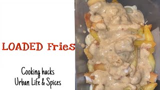 Loaded Fries Recipe with macroni  Tasty Loaded cheesy fries [upl. by Bullock]