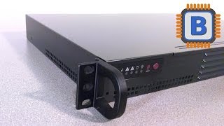 Supermicro CSE504203B Server Case Review  1U Rackmount [upl. by Moretta311]