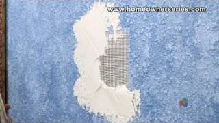 How to Fix a Wall  Screen Patch  Drywall Repair [upl. by Novled]