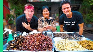 Exotic THAI FOOD Tour in Bangkok with Mark Wiens Freaky Thai Food  Yummy Face Challenge [upl. by Carlock]