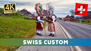 wonderful Swiss custom🇨🇭Old New Year 🪅 Silvesterchläuse wish you a happy new year 🫶 Part 1 [upl. by Nylimaj533]