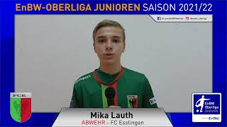 EnBWOberliga  FC Esslingen  2122  Mika Lauth [upl. by Nyrehtac]