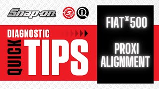 FIAT 500 Proxi Alignment  Quick Tip  Snapon Diagnostics UK [upl. by Zane958]